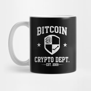 Funny Bitcoin logo Crypto 2009 currency traders gifts Mug